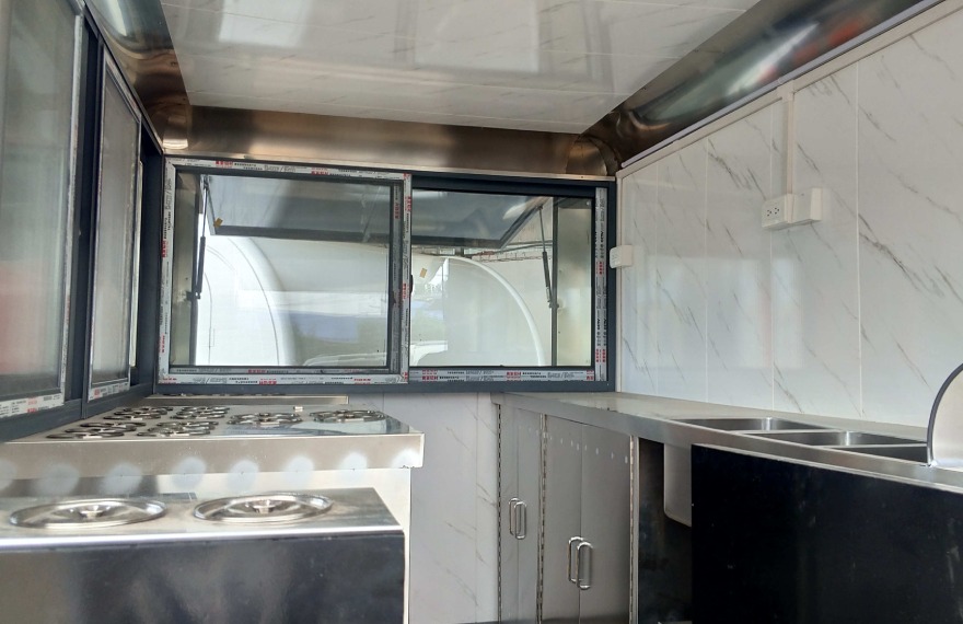 FS220R small concession trailers interior design